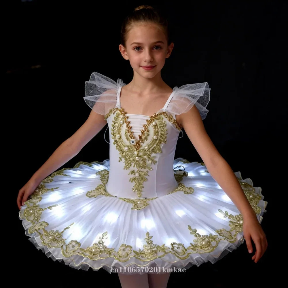 Twinkle Tutu LED ballet dress in white